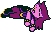 Susie with eyes closed